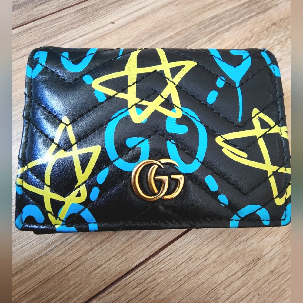 Authentic Gucci small wallet 🩵💚